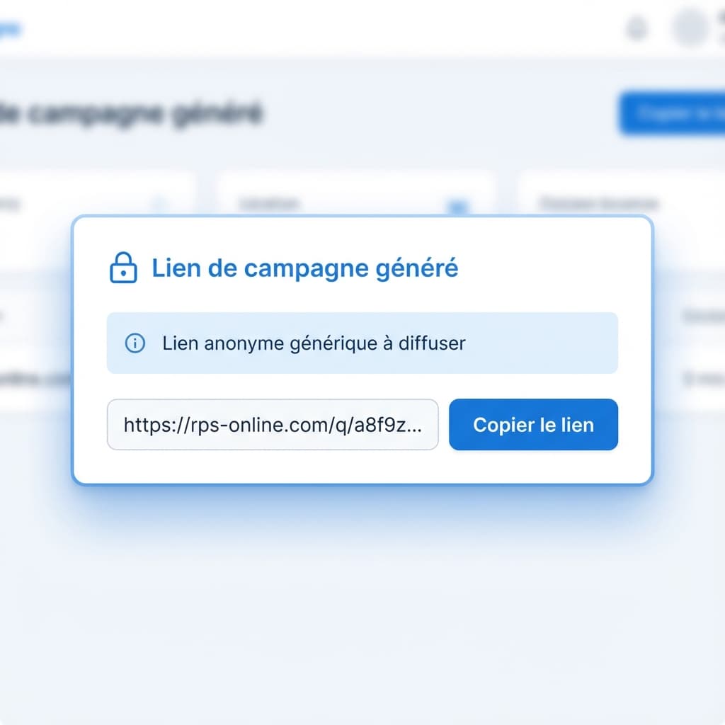 Génération du lien de campagne
